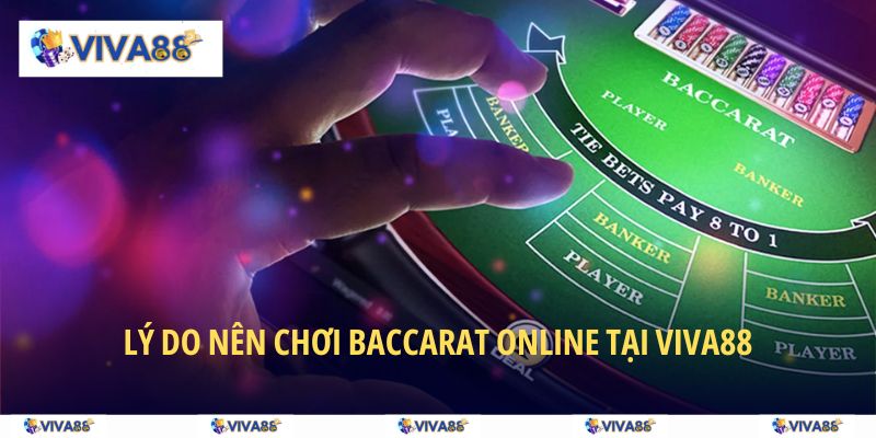 Lý do nên tham gia baccarat online tại VIVA88